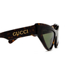 Occhiali da sole Gucci GG1294S 004 havana - anteprima prodotto 3/4