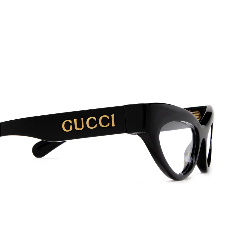 Gucci GG1295O Eyeglasses 001 black - 3/4