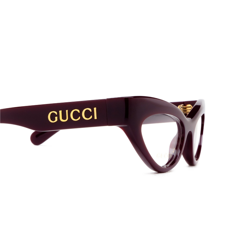 Occhiali da vista Gucci GG1295O 002 red - 3/4