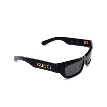 Occhiali da sole Gucci GG1296S 001 black - tre quarti