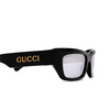 Occhiali da sole Gucci GG1296S 002 black - anteprima prodotto 3/4
