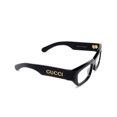 Occhiali da vista Gucci GG1297O 001 black - tre quarti