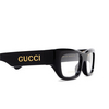 Gucci GG1297O Eyeglasses 001 black - product thumbnail 3/5