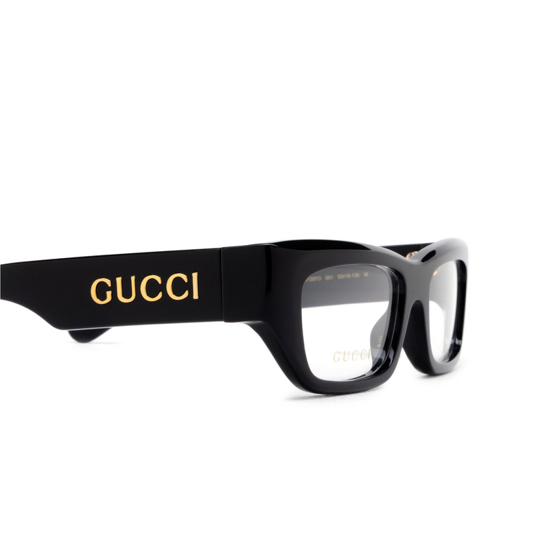 Gafas graduadas Gucci GG1297O 001 black - 3/5