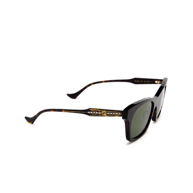 Gucci GG1299S Sunglasses 002 havana - three-quarters view