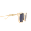 Gucci GG1299S Sunglasses 004 ivory - product thumbnail 3/4