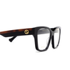 Gucci GG1302O Korrektionsbrillen 004 black - Produkt-Miniaturansicht 3/5