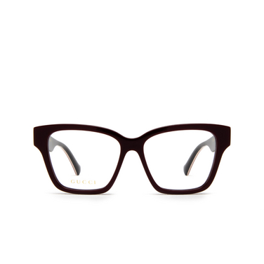 Occhiali da vista Gucci GG1302O 005 burgundy - frontale