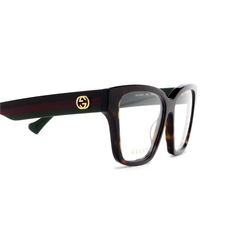 Gucci GG1302O Korrektionsbrillen 006 havana - 3/4