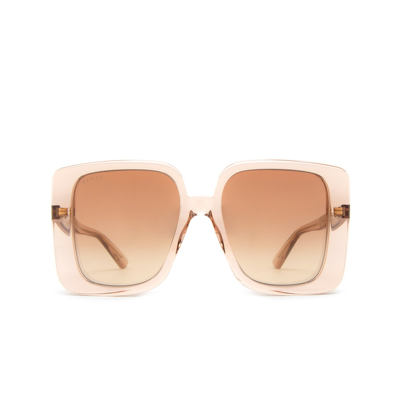 Gafas de sol Gucci GG1314S 005 shiny transparent sand - 1/4