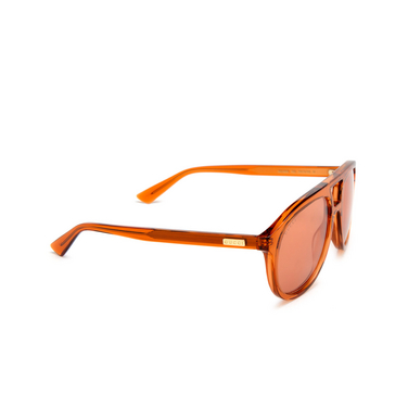 Gucci GG1320S Sunglasses 002 orange - three-quarters view