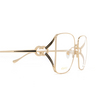 Gucci GG1321O Korrektionsbrillen 001 gold - Produkt-Miniaturansicht 3/4