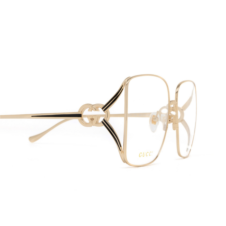 Gucci GG1321O Eyeglasses 001 gold - 3/4