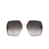 Gafas de sol Gucci GG1322SA 001 gold - Miniatura del producto 1/5