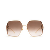 Gafas de sol Gucci GG1322SA 002 gold - Miniatura del producto 1/4