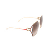 Gafas de sol Gucci GG1322SA 002 gold - Miniatura del producto 2/4