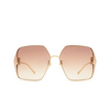 Gafas de sol Gucci GG1322SA 004 gold - Miniatura del producto 1/4