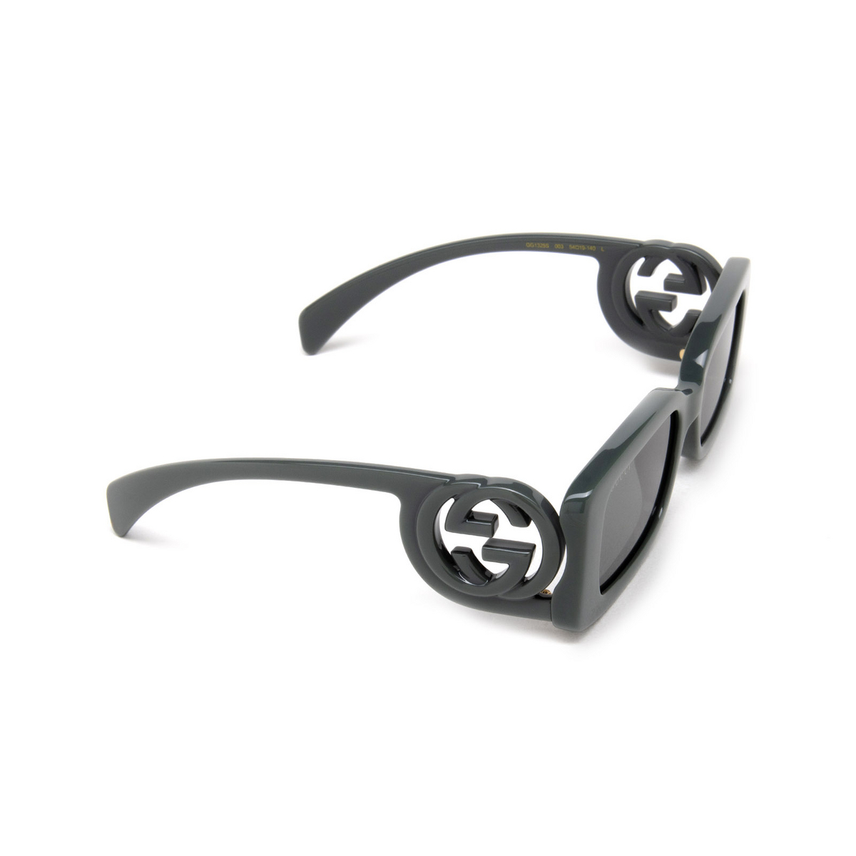 Gucci GG1325S Sunglasses 003 Grey - three-quarters view