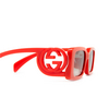 Gafas de sol Gucci GG1325S 005 red - Miniatura del producto 3/5