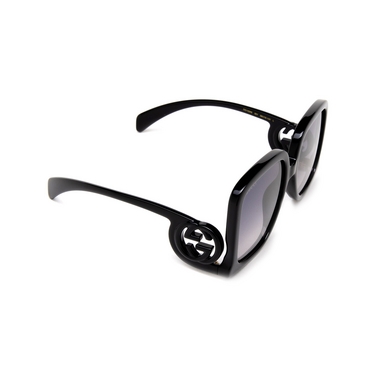 Gucci GG1326S Sonnenbrillen 001 black - Dreiviertelansicht