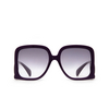 Occhiali da sole Gucci GG1326S 003 violet - anteprima prodotto 1/4