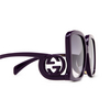 Gucci GG1326S Sunglasses 003 violet - product thumbnail 3/4