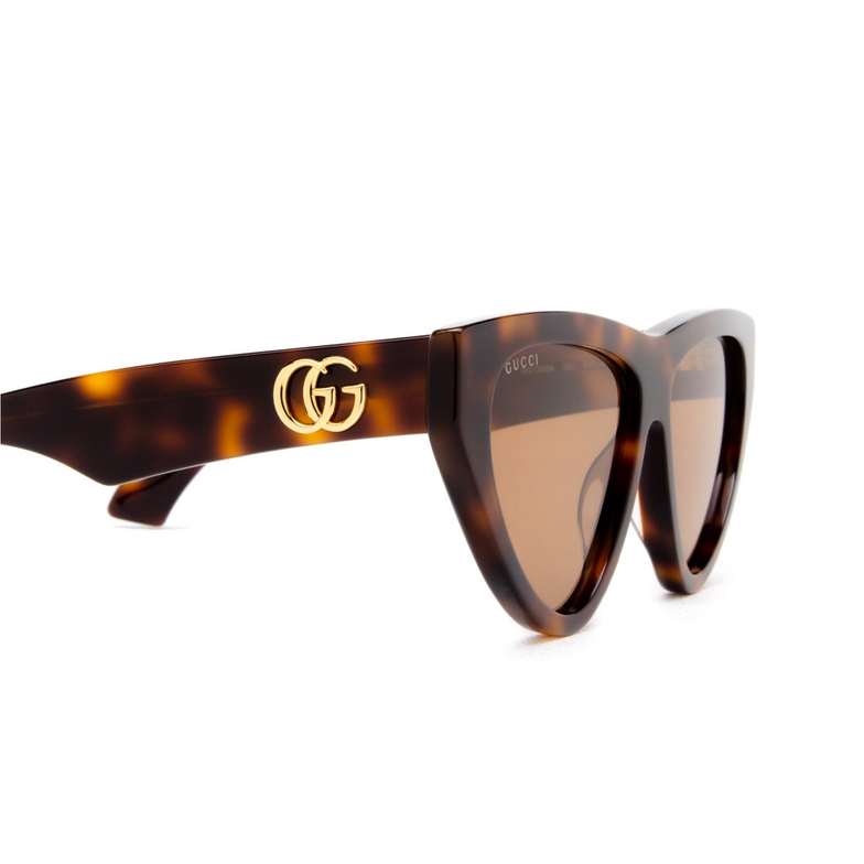 Lunettes de soleil Gucci GG1333S 002 havana - 3/4