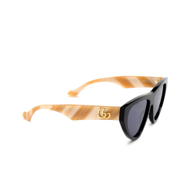 Gucci GG1333S Sunglasses 004 black - three-quarters view