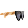 Gucci GG1333S Sunglasses 004 black - product thumbnail 3/4