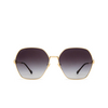 Gafas de sol Gucci GG1335S 001 gold - Miniatura del producto 1/5