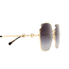 Gucci GG1335S Sunglasses 001 gold - product thumbnail 3/5