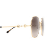 Gafas de sol Gucci GG1335S 002 gold - Miniatura del producto 3/4