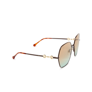 Gucci GG1335S Sunglasses 004 brown - three-quarters view