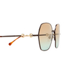 Gucci GG1335S Sunglasses 004 brown - product thumbnail 3/4