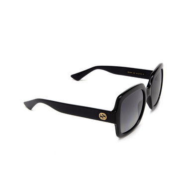 Gucci GG1337S Sunglasses 002 black - three-quarters view