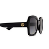 Gucci GG1337S Sunglasses 002 black - product thumbnail 3/4