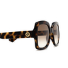 Gucci GG1337S Sunglasses 003 havana - product thumbnail 3/4