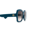 Gucci GG1337S Sunglasses 004 blue - product thumbnail 3/4