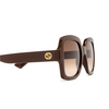 Gafas de sol Gucci GG1337S 006 brown - Miniatura del producto 3/5