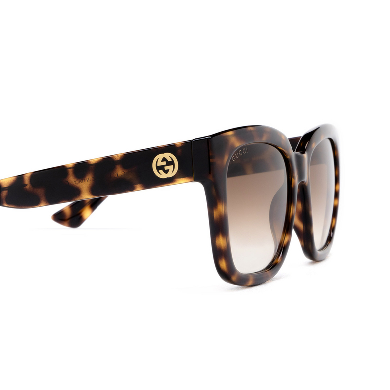 Gucci GG1338S Sunglasses 003 havana - 3/4