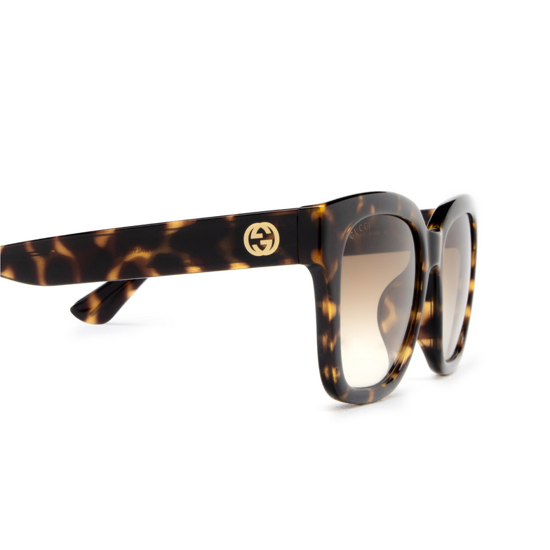 Gucci GG1338SK Sunglasses 002 havana - 3/4