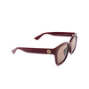 Gafas de sol Gucci GG1338SK 004 burgundy - Miniatura del producto 2/4
