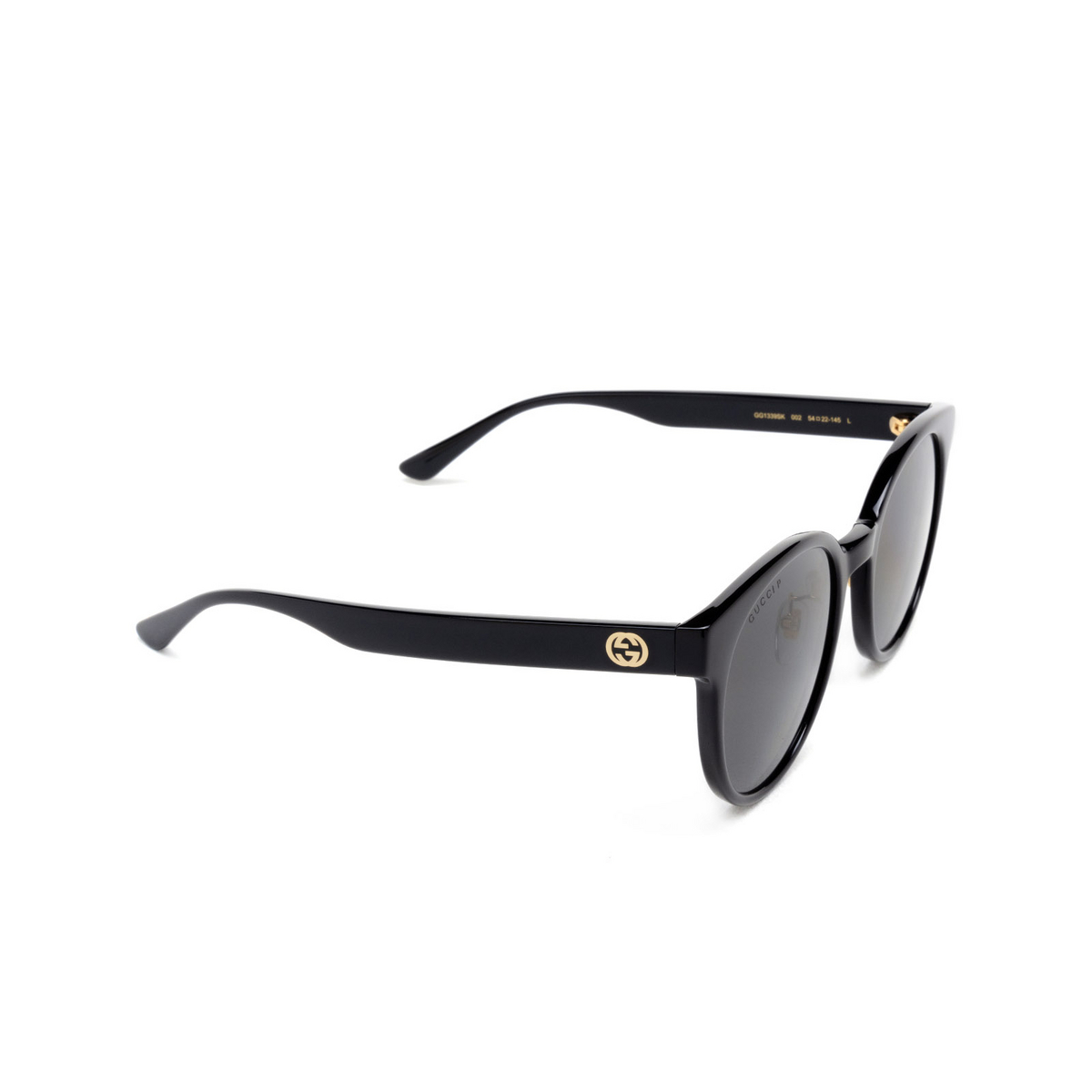 Gucci GG1339SK Sunglasses 002 Black - three-quarters view
