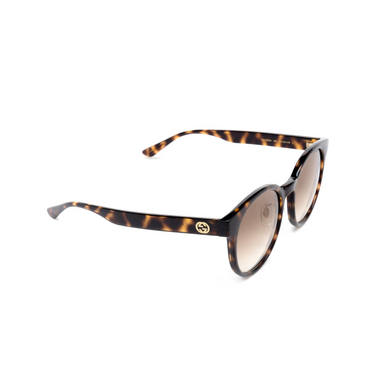 Gucci GG1339SK Sonnenbrillen 003 havana - Dreiviertelansicht