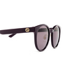 Gafas de sol Gucci GG1339SK 005 burgundy - Miniatura del producto 3/4