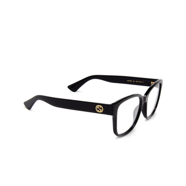 Gucci GG1340O Korrektionsbrillen 001 black - Dreiviertelansicht