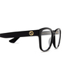 Gucci GG1340O Korrektionsbrillen 001 black - Produkt-Miniaturansicht 3/4