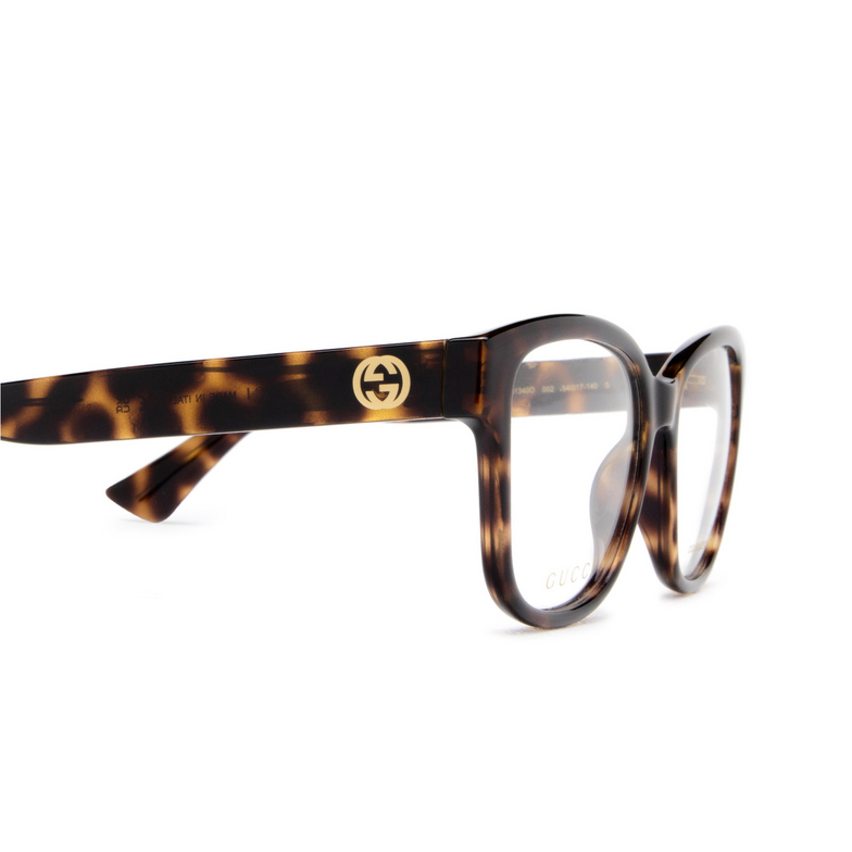 Gucci GG1340O Eyeglasses 002 havana - 3/4