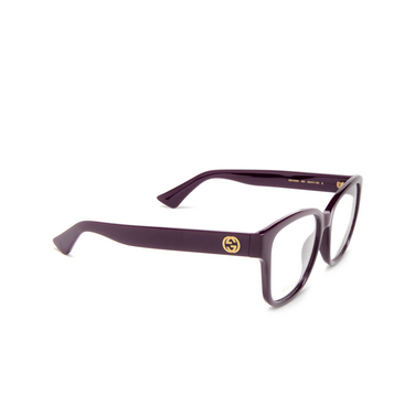 Gucci GG1340O Korrektionsbrillen 004 burgundy - Dreiviertelansicht