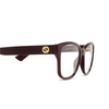 Gucci GG1340O Korrektionsbrillen 005 red - Produkt-Miniaturansicht 3/5